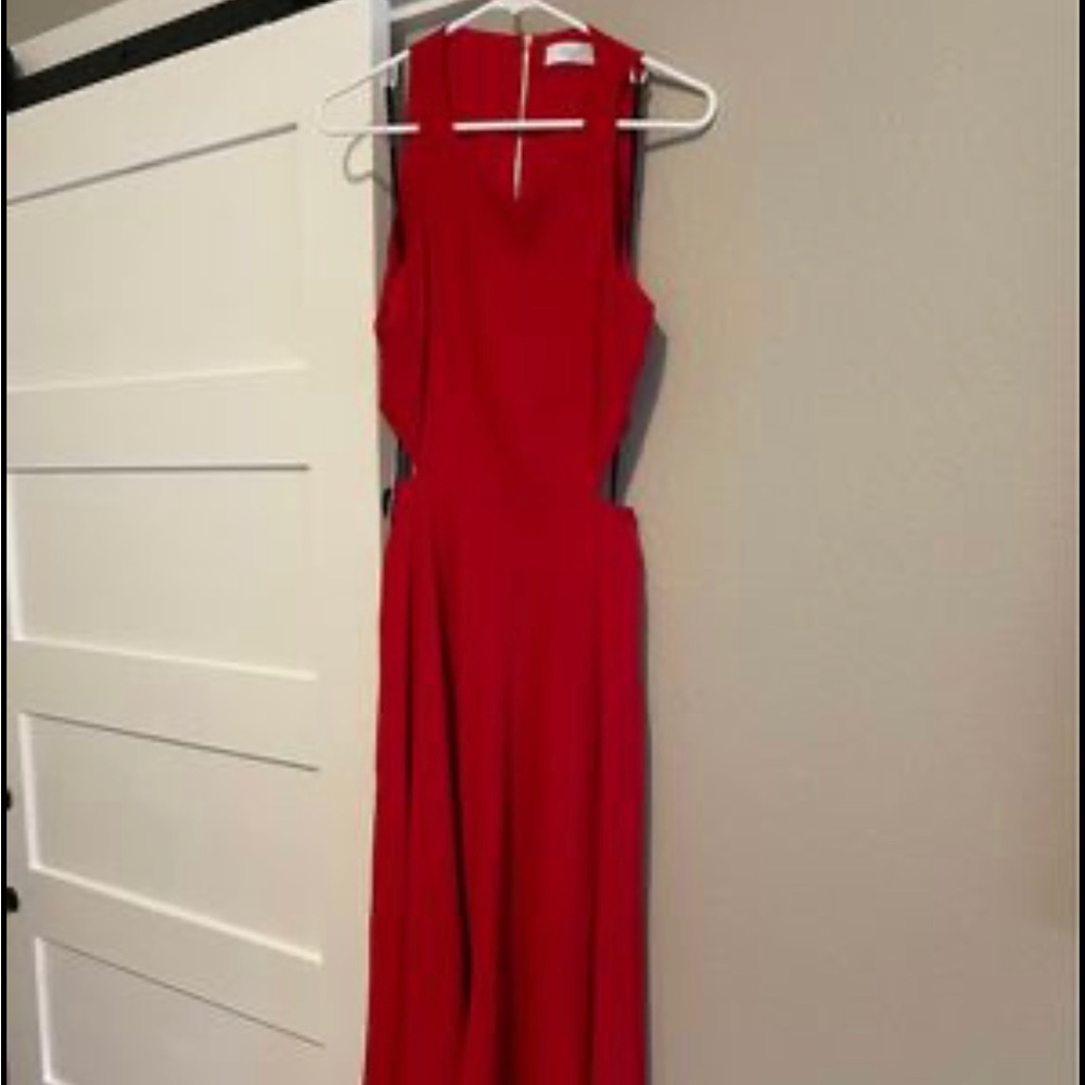 ALI & JAY NWT high low gown red